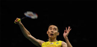 Let's go Lee Chong Wei! (photo: AP)