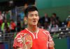 Chen Long has an easy passage to quarter-finals in Rio.