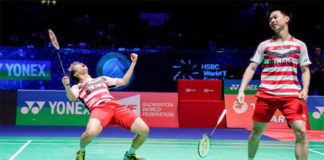 Marcus Gideon/Kevin Sukamuljo would be the key to Indonesia's victory against China in the Asian Games badminton men's team final. (photo: AFP)