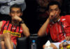 Lee Chong Wei and Taufik Hidayat are good friends outside of the badminton court. (photo: Yahoo)