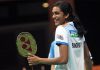 PV Sindhu is the young and rising star of Indian badminton.