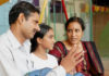 PV Sindhu at age 11 with her mother P. Vijaya and father P. V. Ramana. (photo: Mahesh Harilal)