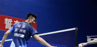 Chen Long continues to be one bright spot for the Xiamen Tefang team.(photo: CBSL)