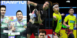 Aaron Chia/Soh Wooi Yik, Ong Yew Sin/Teo Ee Yi & Goh Sze Fei/Nur Izzuddin are in the world's top 10. (photo: Shi Tang/Getty Images)