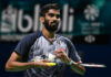 Kidambi Srikanth is playing at the 2020 Denmark Open. (photo: Robertus Pudyanto/Getty Images)