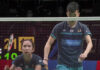 Hoo Pang Ron/Cheah Yee See inspire the Malaysian team to beat England 3-2 at the 2021 Sudirman Cup opener. (photo: Twitter)