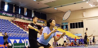 Goh Liu Ying/Low Juan Shen are making a great run at the 2022 Vietnam Open. (photo: Low Juan Shen's IG)