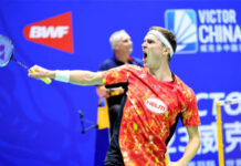 Viktor Axelsen is set to clash with Loh Kean Yew in the 2023 China Open quarter-finals: (photo: Shi Tang/Getty Images)