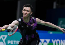 Lee Zii Jia makes early exit at 2023 Malaysia Open. (photo: Shi Tang/Getty Images)