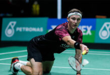 Viktor Axelsen to play Kodai Naraoka in the 2023 Malaysia Open final. (photo: Shi Tang/Getty Images)