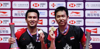 Can the 2019 men's doubles champions Mohammad Ahsan/Hendra Setiawan defend their BWF World Tour Finals title in Bangkok? (photo: Shi Tang/Getty Images)