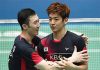 We will miss Lee Yong Dae (right) as well as Yoo Yeon-Seong very much. Good luck and best wishes! (photo: Newsis)