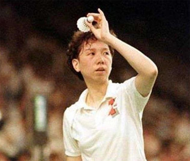 Han Aiping - the legendary women's singles player from China.