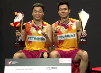 Congratulations to Aaron Chia and Soh Wooi Yik on their spectacular win at the 2023 Denmark Open! (photo: BWF)