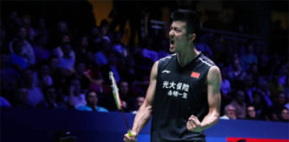 Chen Long storms into the French Open quarter-final. (photo: Shi Tang/Getty Images)