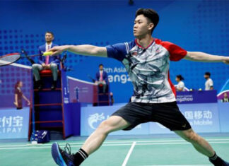 Lee Zii Jia will be hoping to break his duck against Kunlavut Vitidsarn and book his place in the semi-finals of the Asian Games. However, he knows that he will need to be at his absolute best to overcome the world champion. (Photo: AFP)