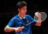 Shi Yuqi advances to the Macau Open quarter-final. (photo: AFP)