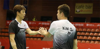 Lee Yong-Dae/Kim Gi-Jung look to continue momentum at the Macau Open quarter-finals. (photo: AFP)