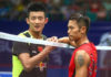 Lin Dan faces Chen Long in Fuzhou China Open first round. (photo: AFP)