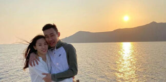 Happy Anniversary to Lee Chong Wei and Wong Mew Choo! (photo: Lee Chong Wei's Facebook)