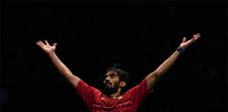 Kidambi Srikanth creates history by becoming the first Indian player to win four Super Series titles in a year. (photo: AP)