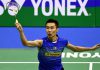 Lee Chong Wei defeats Ng Ka Long in Hong Kong Open semi-finals. (photo: Xinhua)