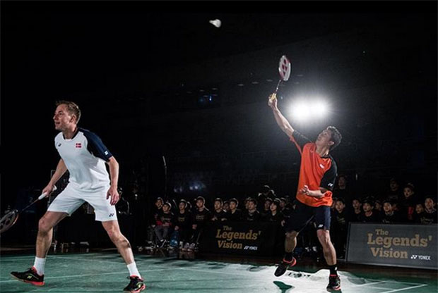 The Legends' Vision in Korea - Taufik Hidayat and Peter Gade. (photo: Yonex)