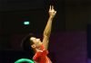 Zhao Jun Peng celebrates after winning the 2016 Macau Open.