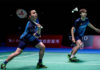 Aaron Chia (L) and Soh Wooi Yik are looking to win the 2019 SEA Games men's doubles gold medal. (photo: Robertus Pudyanto/Getty Images)