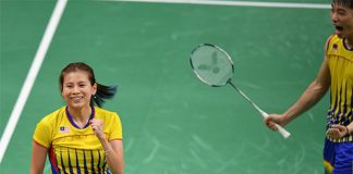 Goh Liu Ying and Chan Peng Soon are the most successful mixed doubles pair in the history of Malaysian badminton. (photo: AP)