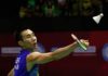 Lee Chong Wei too strong for Angus Ng Ka Long at the 2017 BWF Super Series Finals in Dubai. (photo: AP)