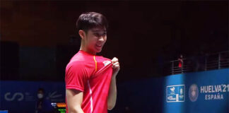 Loh Kean Yew stunningly beats Kantaphon Wangcharoen in the 2021 BWF World Championships third round.