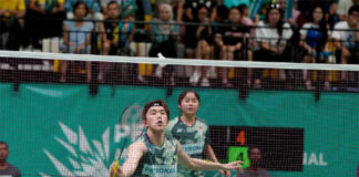 Hoo Pang Ron/Cheng Su Yin advance to the 2023 Syed Modi International semi-finals. (photo: BAM)