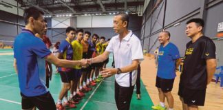 Misbun Sidek names Malaysian roster for the 2018 Thomas Cup qualifying. (photo: AP)