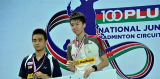 BAM should start giving young shuttler such as Lim Chi Wing (right) more exposure at the senior level tournament