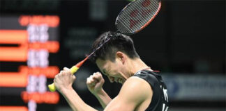 Kento Momota seems to get his mojo back. (photo: AFP)