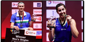 Viktor Axelsen, Carolina Marin win Toyota Thailand Open. (photo: Shi Tang/Getty Images)